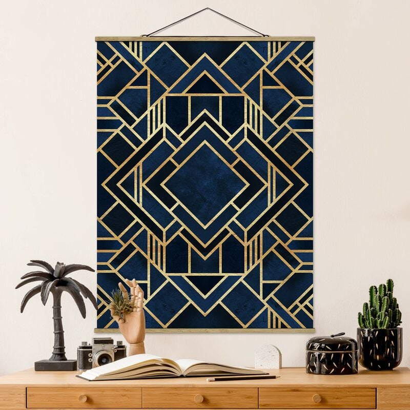 

Imagen de tela - Elisabeth Fredriksson - Art Deco Gold - Alto 4:3 Dimensión LxA: 66.4cm x 50cm