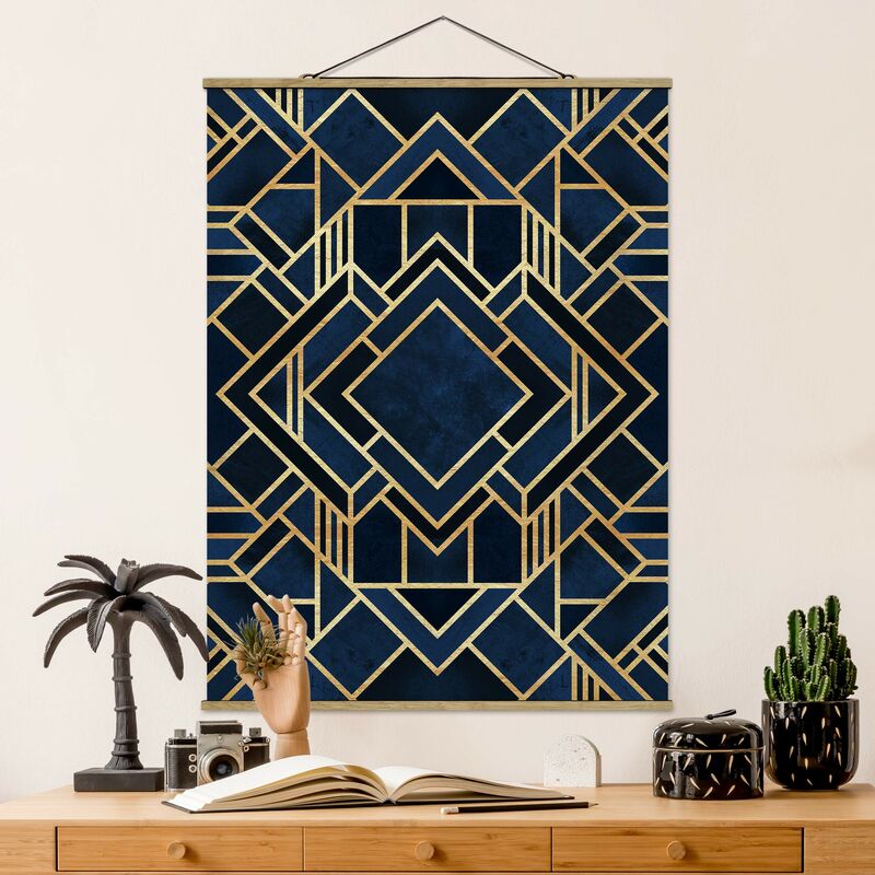 

Imagen de tela - Elisabeth Fredriksson - Art Deco Gold - Alto 4:3 Dimensión LxA: 133.5cm x 100cm
