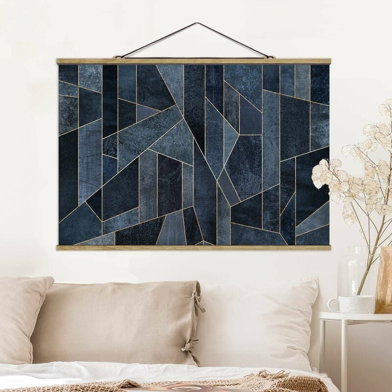 

Imagen de tela - Elisabeth Fredriksson - Blue Geometry Watercolor - Apaisado 2:3 Dimensión LxA: 66.5cm x 100cm