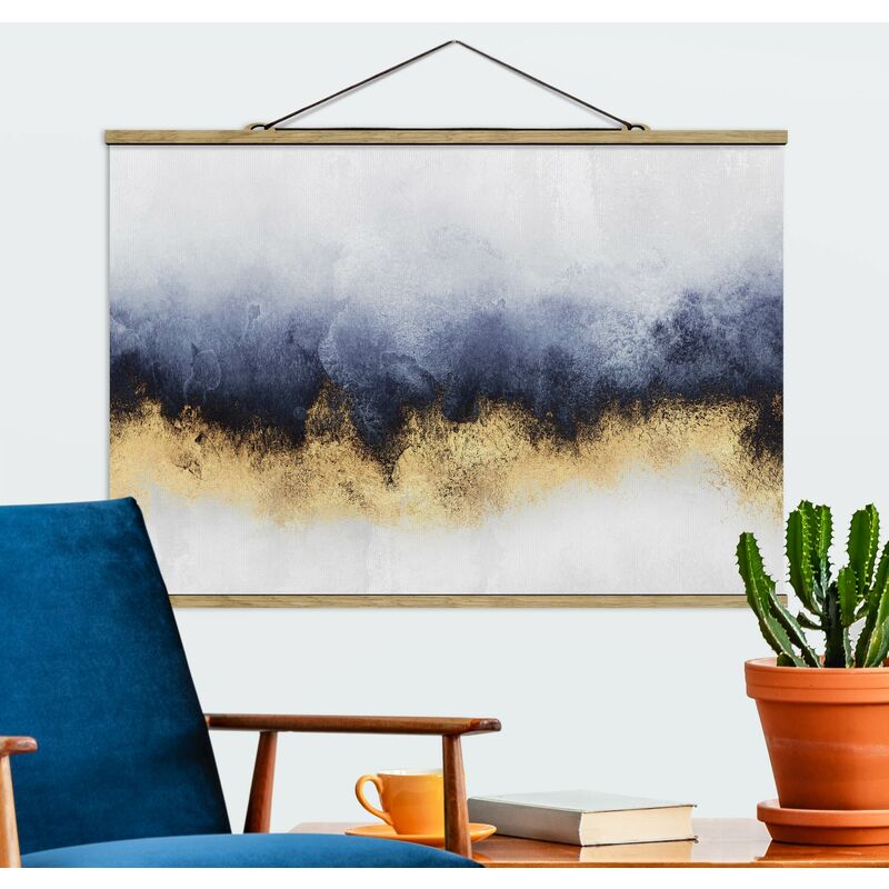 

Imagen de tela - Elisabeth Fredriksson - Cloudy Sky With Gold - Apaisado 2:3 Dimensión LxA: 33.5cm x 50cm