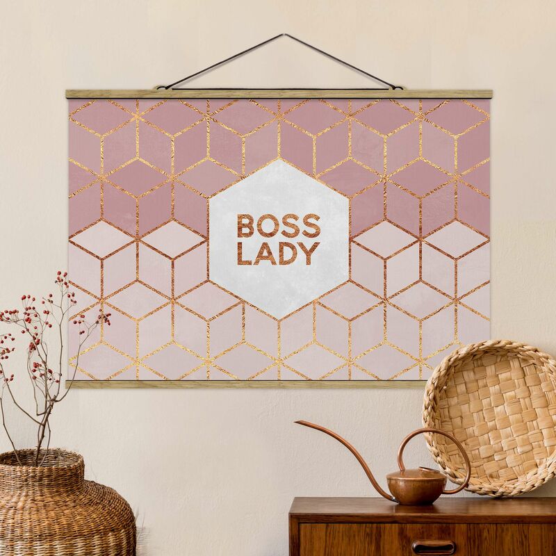 

Imagen de tela - Elisabeth Fredriksson - Boss Lady Pink Hexagons - Apaisado 2:3 Dimensión LxA: 66.5cm x 100cm