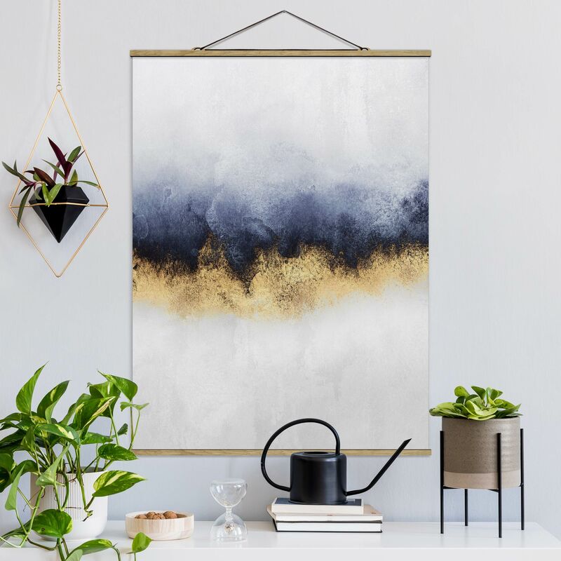 

Imagen de tela - Elisabeth Fredriksson - Cloudy Sky With Gold - Alto 4:3 Dimensión LxA: 46.5cm x 35cm