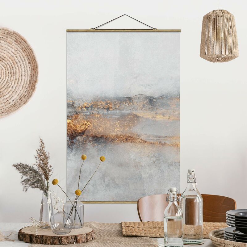 

Imagen de tela - Elisabeth Fredriksson - Gold Grey Fog - Alto 3:2 Dimensión LxA: 150cm x 100cm