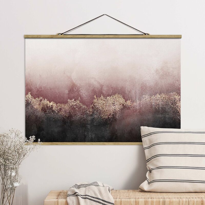 

Imagen de tela - Elisabeth Fredriksson - Golden Dawn Rosa - Apaisado 2:3 Dimensión LxA: 53.5cm x 80cm