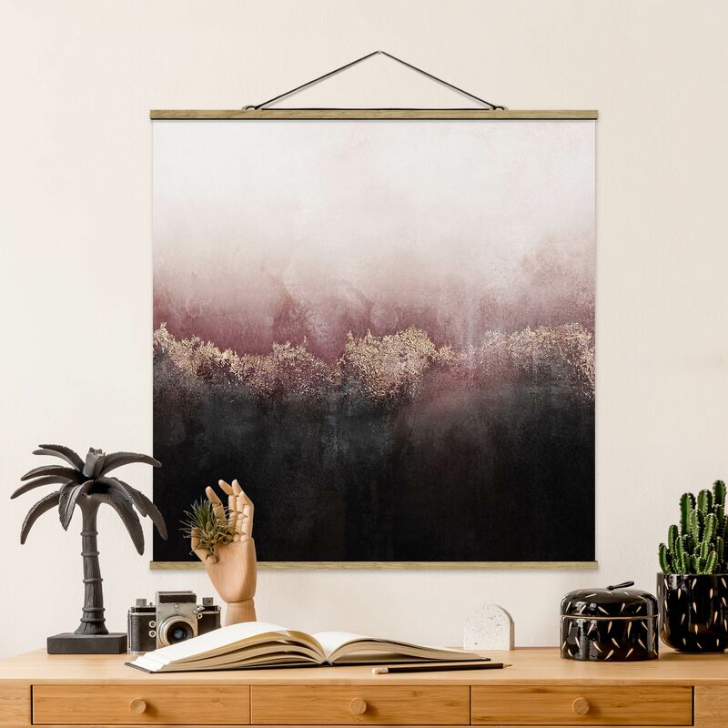 

Imagen de tela - Elisabeth Fredriksson - Golden Dawn Rosa - Cuadrado 1:1 Dimensión LxA: 50cm x 50cm
