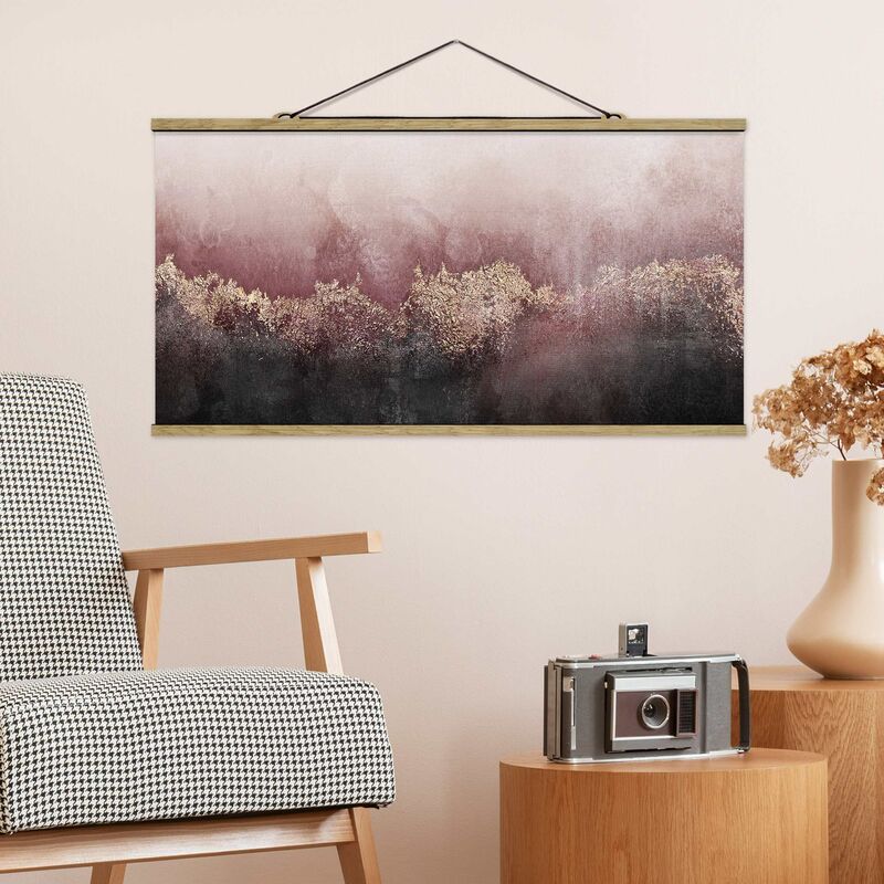 

Imagen de tela - Elisabeth Fredriksson - Golden Dawn Rosa - Apaisado 1:2 Dimensión LxA: 40cm x 80cm