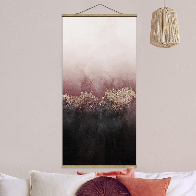 

Imagen de tela - Elisabeth Fredriksson - Golden Dawn Rosa - Alto 2:1 Dimensión LxA: 70cm x 35cm