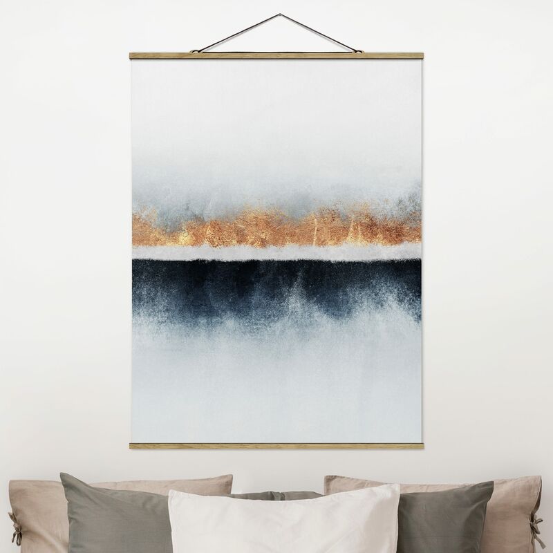 

Imagen de tela - Elisabeth Fredriksson - Golden Horizon Watercolor - Alto 4:3 Dimensión LxA: 46.5cm x 35cm