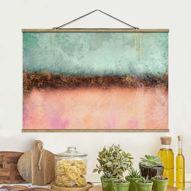 

Imagen de tela - Elisabeth Fredriksson - Pastel Summer With Gold - Apaisado 2:3 Dimensión LxA: 66.5cm x 100cm