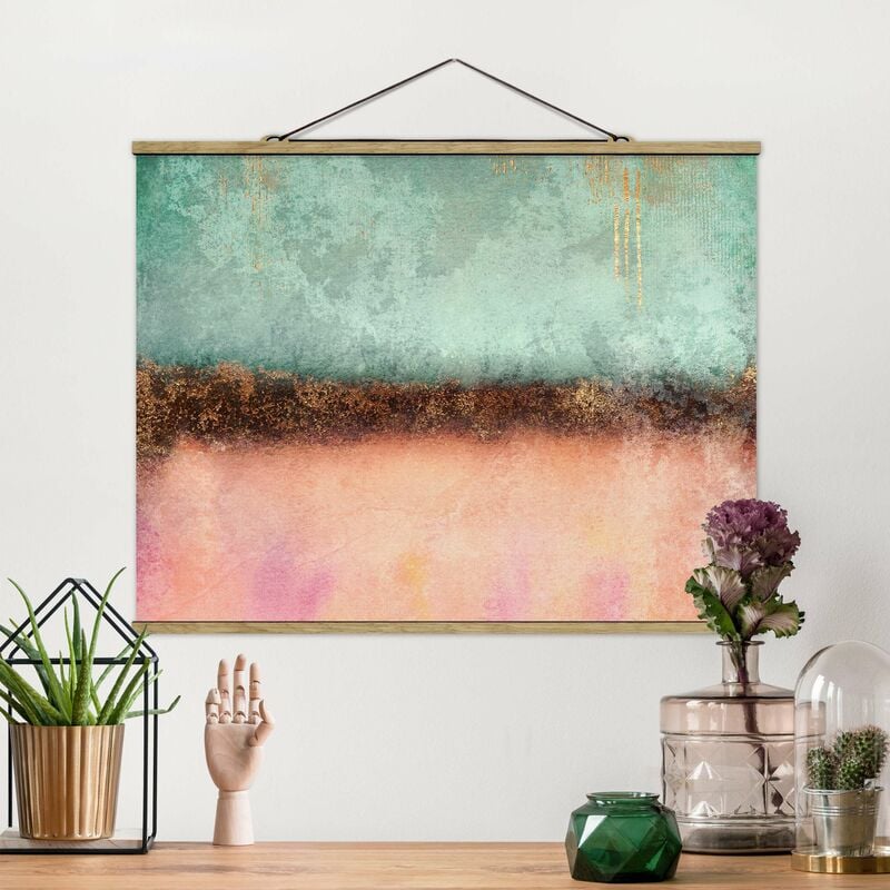 

Imagen de tela - Elisabeth Fredriksson - Pastel Summer With Gold - Apaisado 3:4 Dimensión LxA: 60cm x 80cm