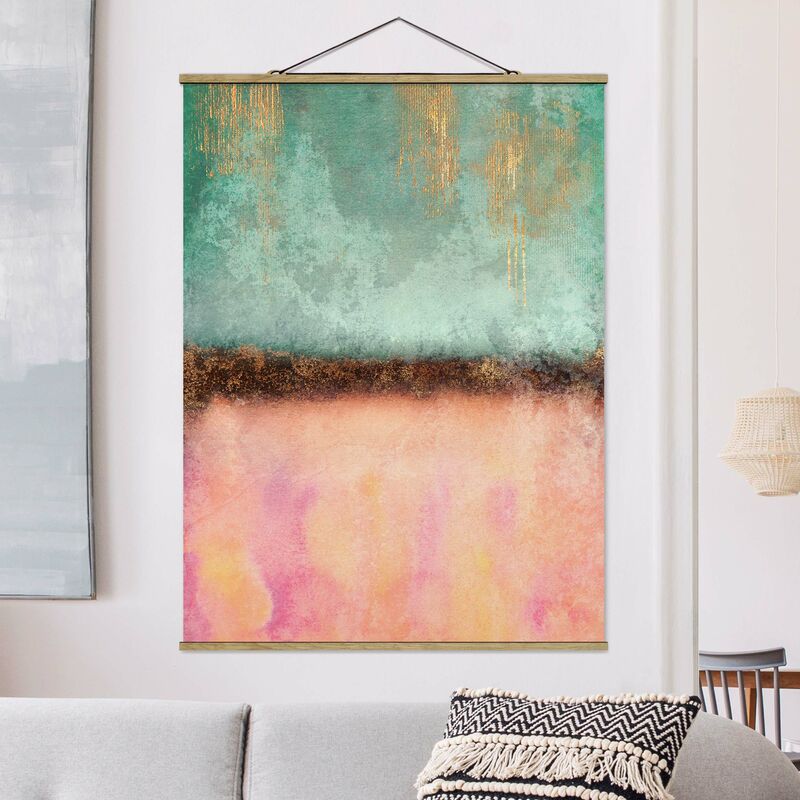 

Imagen de tela - Elisabeth Fredriksson - Pastel Summer With Gold - Alto 4:3 Dimensión LxA: 46.5cm x 35cm