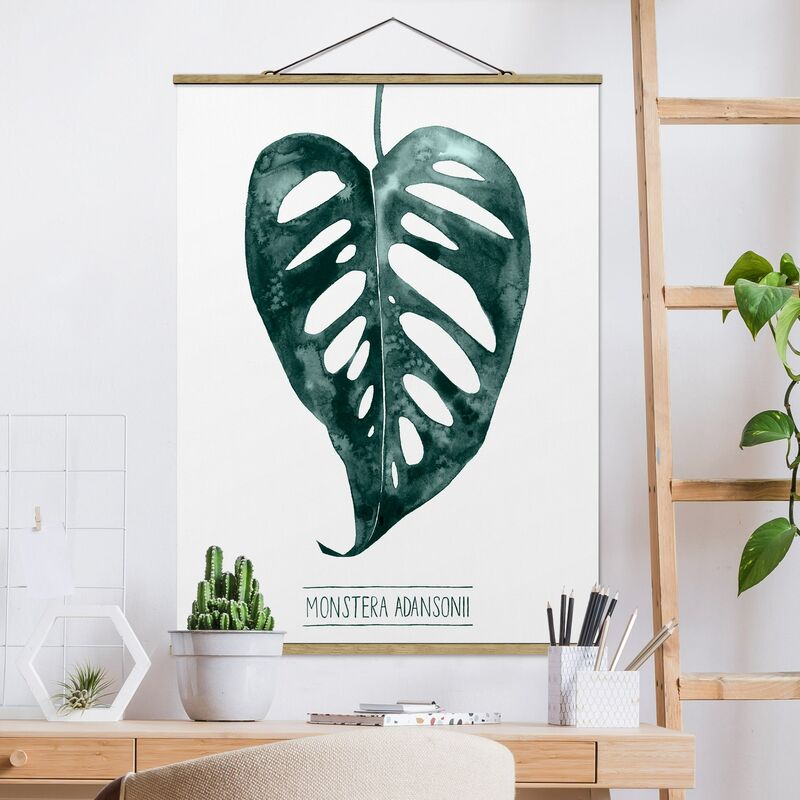 

Imagen de tela - Emerald Monstera Adansonii - Alto 4:3 Dimensión LxA: 106.5cm x 80cm