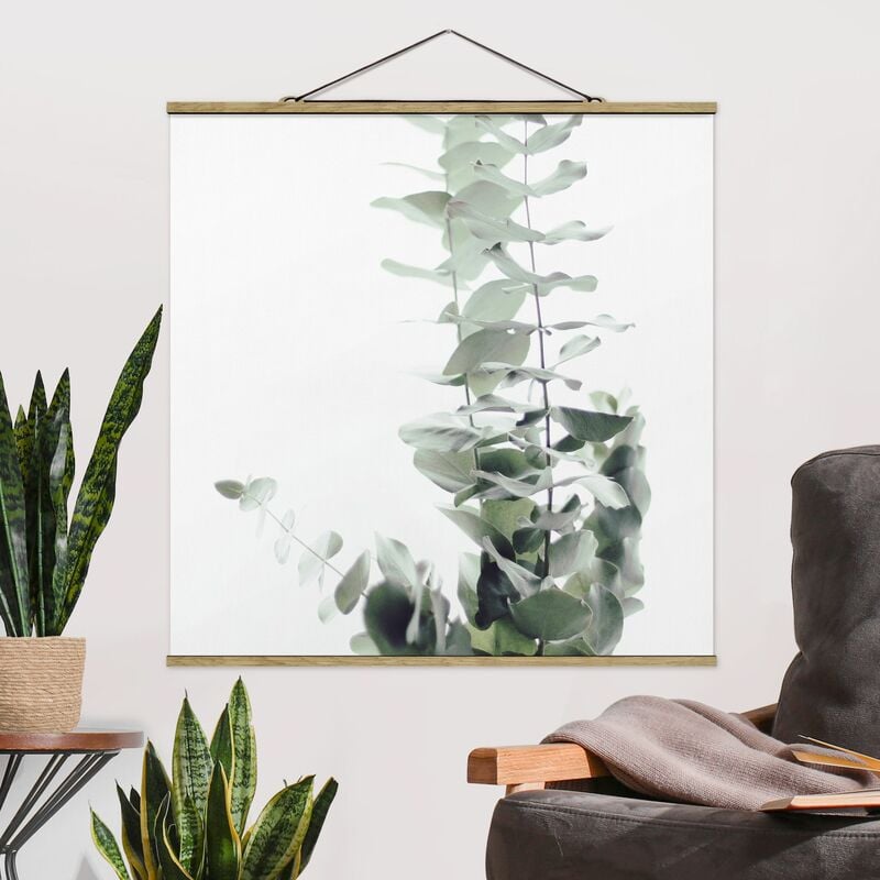

Imagen de tela - Eucalyptus In White Light - Cuadrado 1:1 Dimensión LxA: 35cm x 35cm