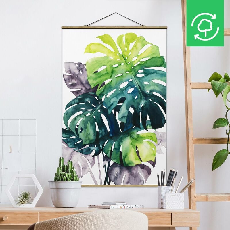 

Imagen de tela - Exotic Foliage - Monstera - Alto 3:2 Dimensión LxA: 120cm x 80cm