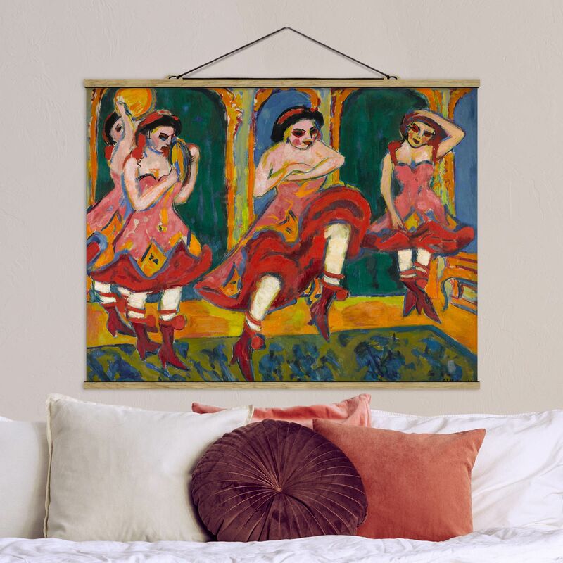

Imagen de tela - Ernst Ludwig Kirchner - Czardas Dancers - Apaisado 3:4 Dimensión LxA: 75cm x 100cm