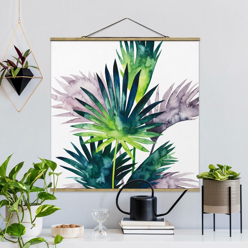 

Imagen de tela - Exotic Foliage - Fan Palm - Cuadrado 1:1 Dimensión LxA: 100cm x 100cm