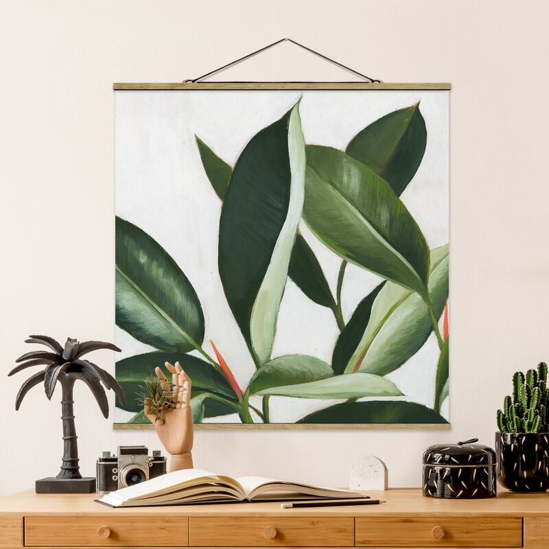 

Imagen de tela - Favorite Plants - Rubber Tree - Cuadrado 1:1 Dimensión LxA: 80cm x 80cm