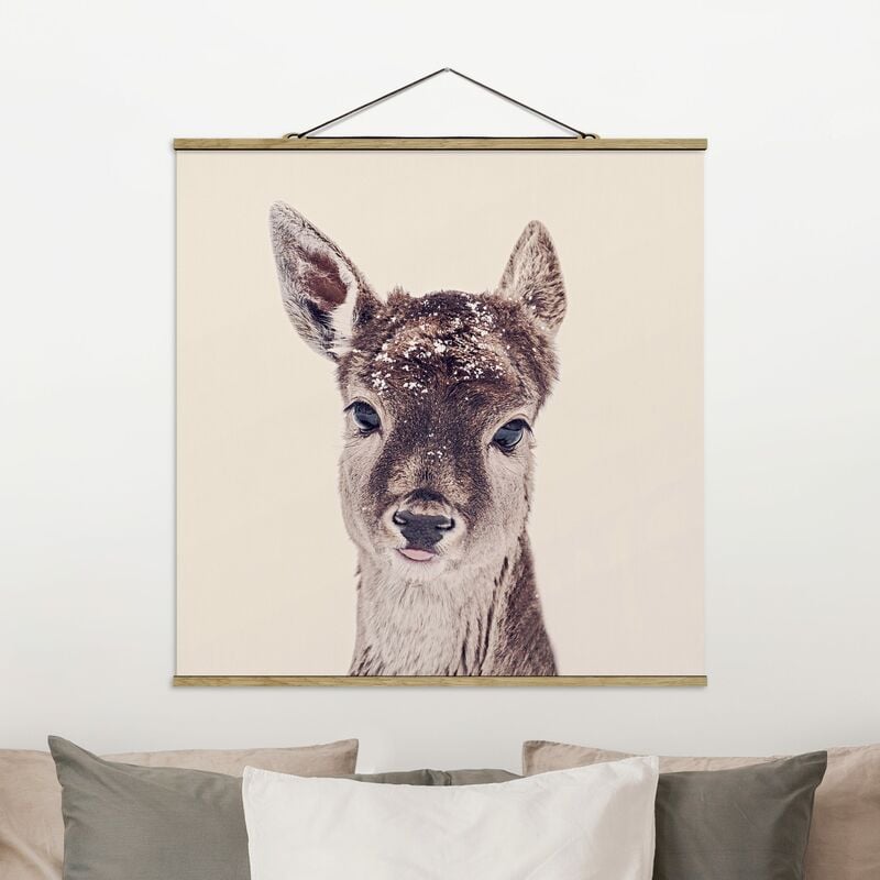 

Imagen de tela - Fawn Portrait - Cuadrado 1:1 Dimensión LxA: 100cm x 100cm