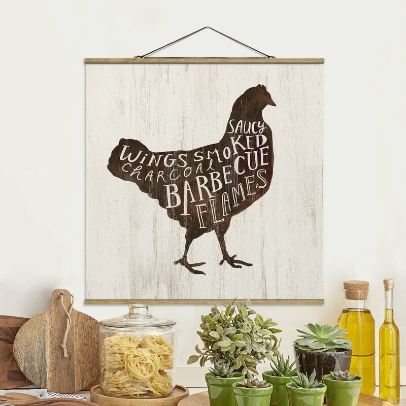 

Imagen de tela - Farm BBQ - Chicken - Cuadrado 1:1 Dimensión LxA: 50cm x 50cm