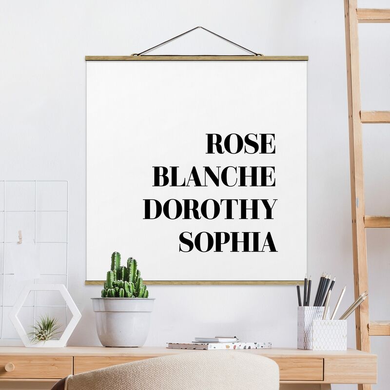 

Imagen de tela - Favorite Shows - Golden Girls - Cuadrado 1:1 Dimensión LxA: 80cm x 80cm