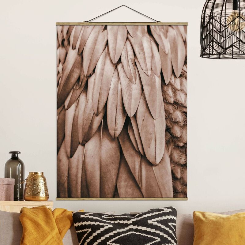

Imagen de tela - Feathers In Rosegold - Alto 4:3 Dimensión LxA: 46.5cm x 35cm
