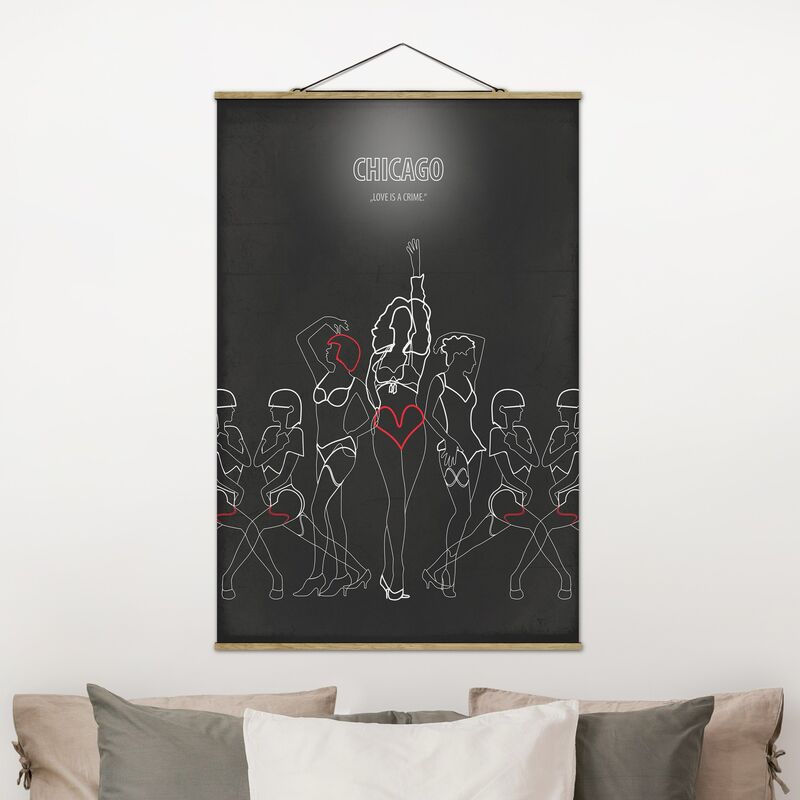 

Imagen de tela - Film Poster Chicago - Alto 3:2 Dimensión LxA: 75cm x 50cm