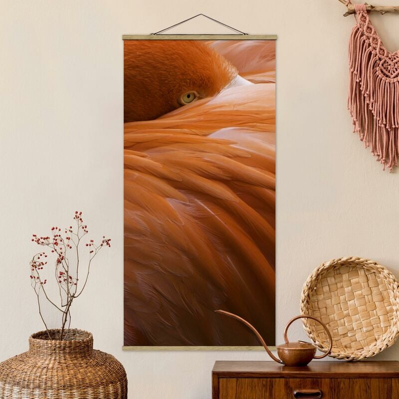 

Imagen de tela - Flamingo Feathers - Alto 2:1 Dimensión LxA: 100cm x 50cm