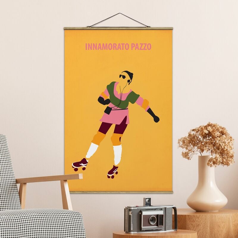 

Imagen de tela - Film Poster Innamorato Pazzo - Alto 3:2 Dimensión LxA: 52.5cm x 35cm