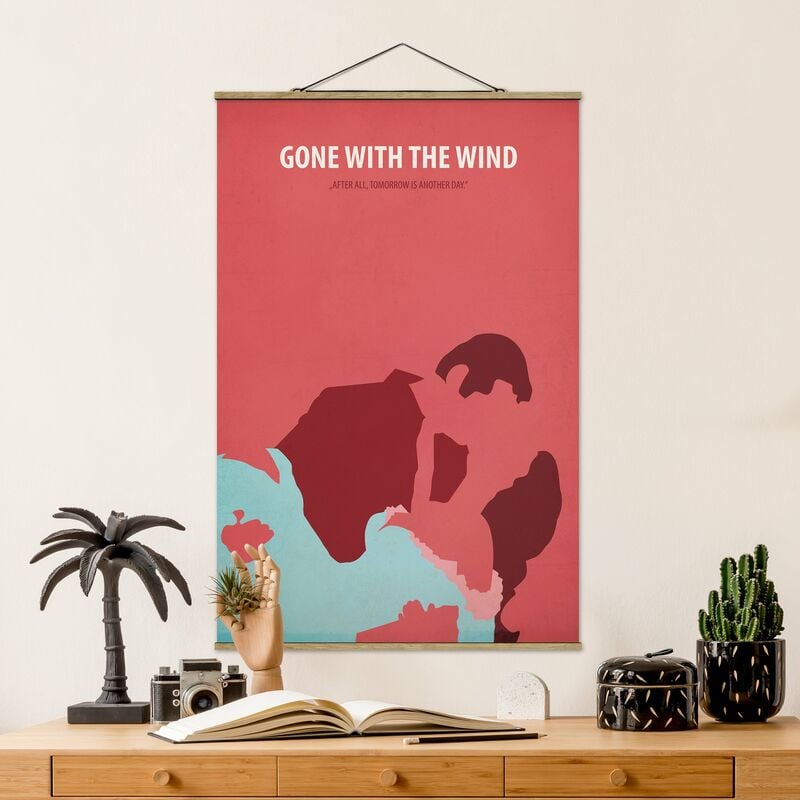 

Imagen de tela - Film Poster Gone With The Wind - Alto 3:2 Dimensión LxA: 120cm x 80cm