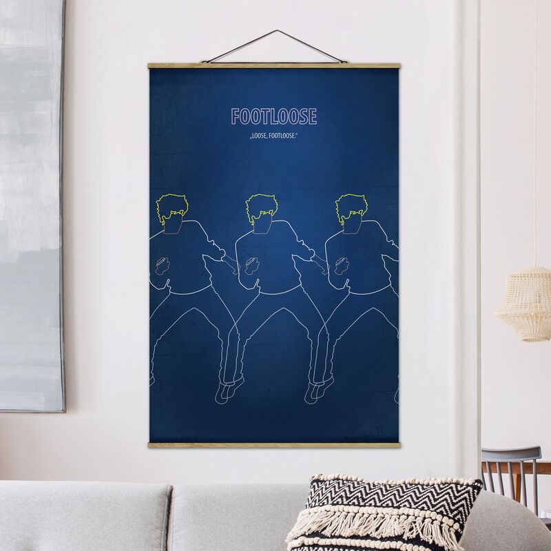 

Imagen de tela - Film Poster Footloose - Alto 3:2 Dimensión LxA: 120cm x 80cm