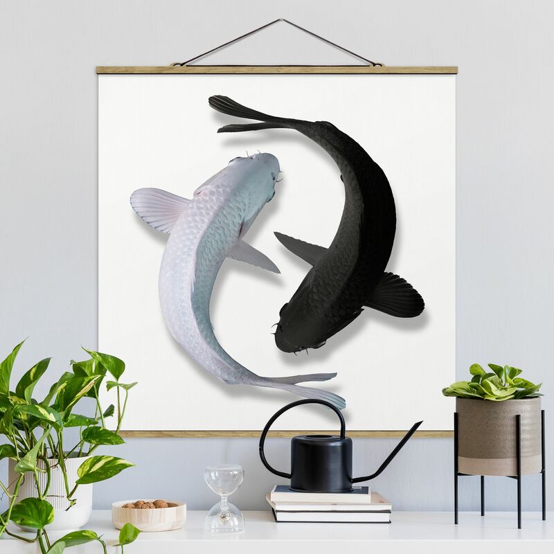 

Imagen de tela - Fish Ying Yang - Cuadrado 1:1 Dimensión LxA: 35cm x 35cm