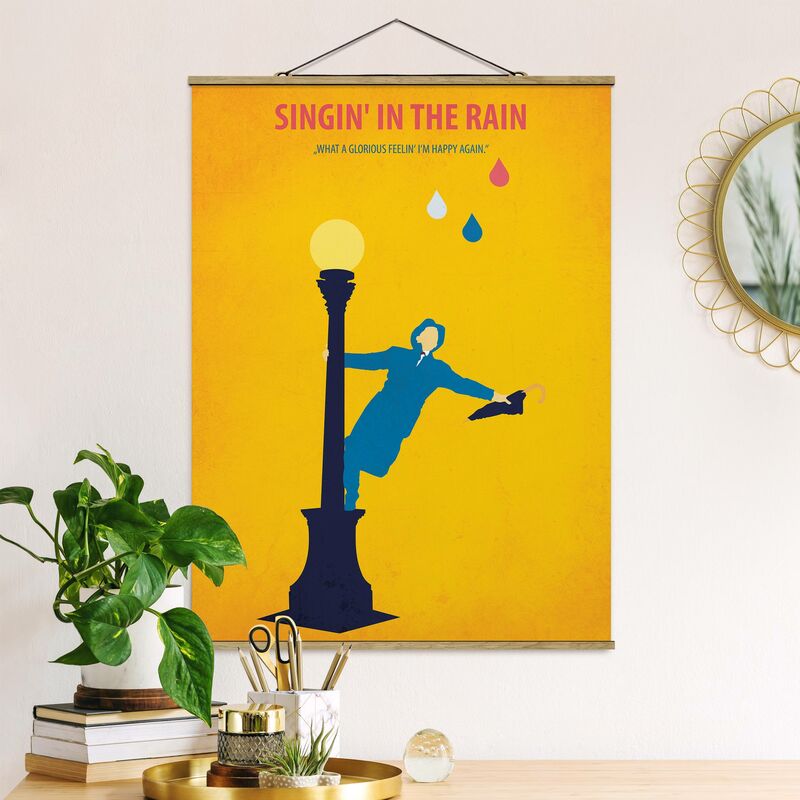 

Imagen de tela - Film Poster Singing In The Rain - Alto 4:3 Dimensión LxA: 66.4cm x 50cm