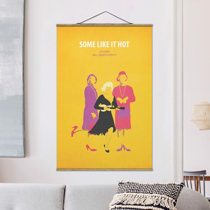 

Imagen de tela - Film Poster Some Like It Hot - Alto 3:2 Dimensión LxA: 120cm x 80cm