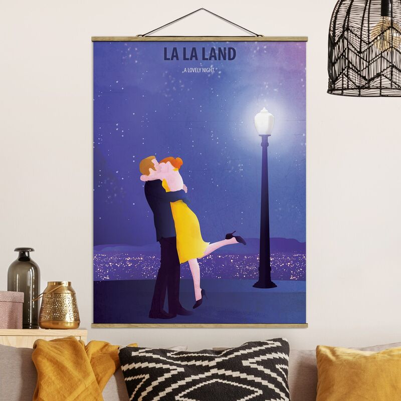 

Imagen de tela - Film Poster La La Land II - Alto 4:3 Dimensión LxA: 46.5cm x 35cm