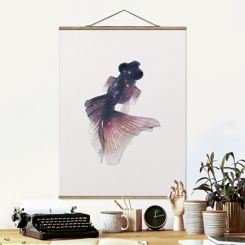 

Imagen de tela - Fish With Galaxy - Alto 4:3 Dimensión LxA: 106.5cm x 80cm