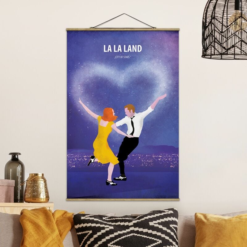 

Imagen de tela - Film Poster La La Land - Alto 3:2 Dimensión LxA: 120cm x 80cm