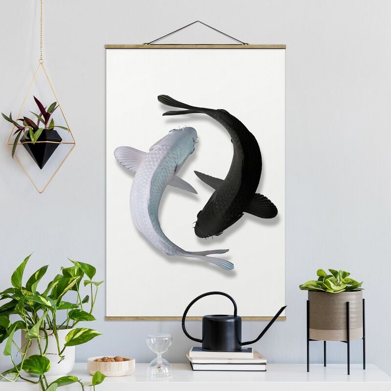

Imagen de tela - Fish Ying Yang - Alto 3:2 Dimensión LxA: 120cm x 80cm