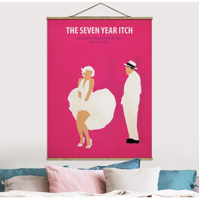 

Imagen de tela - Film Poster The Seven Year Itch - Alto 4:3 Dimensión LxA: 66.4cm x 50cm