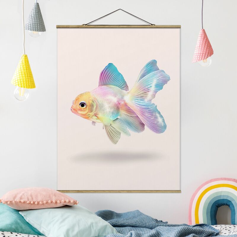

Imagen de tela - Fish In Pastel - Alto 4:3 Dimensión LxA: 66.4cm x 50cm