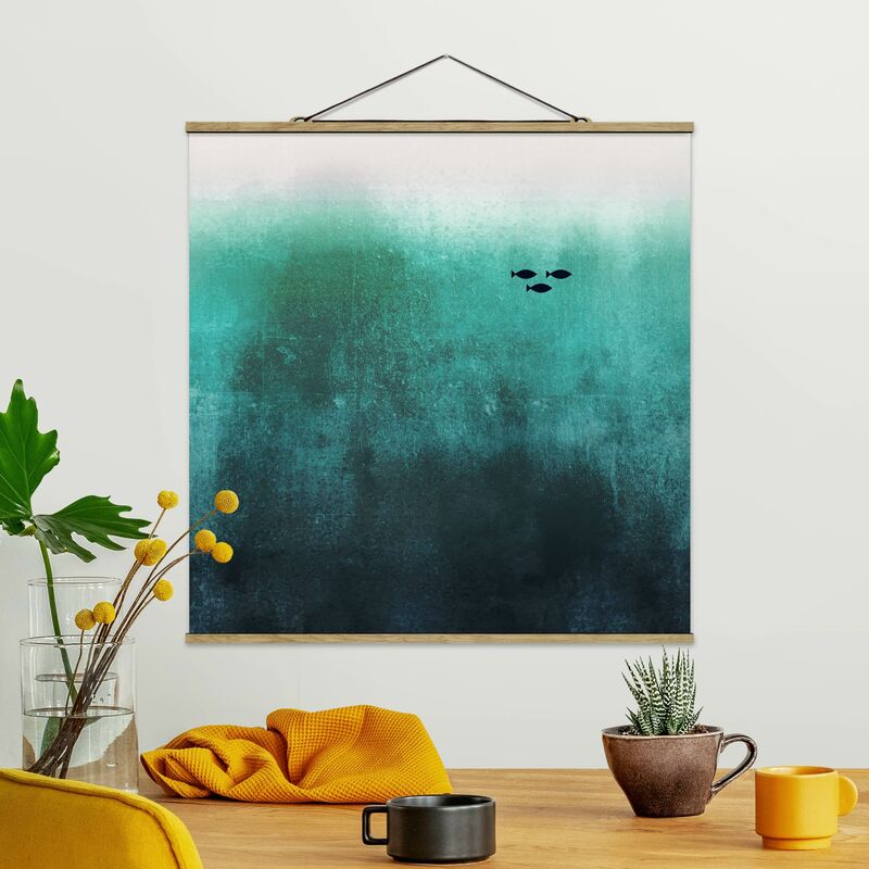 

Imagen de tela - Fish In The Deep Sea - Cuadrado 1:1 Dimensión LxA: 80cm x 80cm