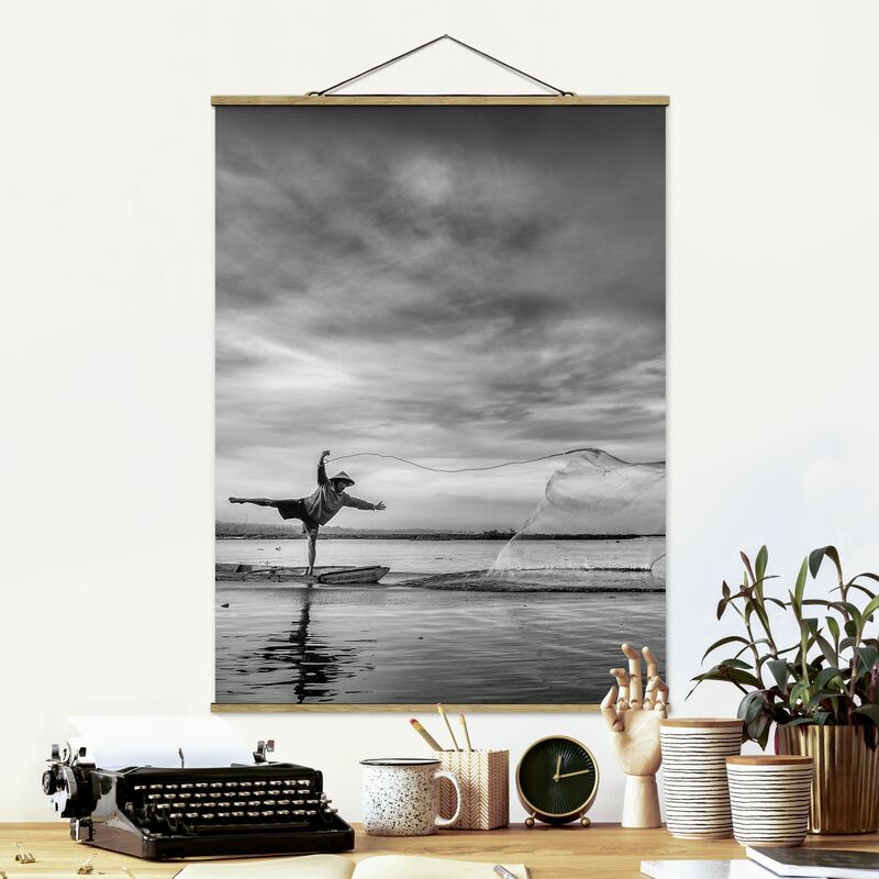 

Imagen de tela - Fisherman Casts Net - Alto 4:3 Dimensión LxA: 133.5cm x 100cm