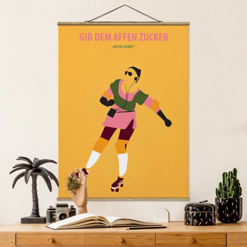 

Imagen de tela - Film Poster Give The Monkeys Sugar - Alto 4:3 Dimensión LxA: 133.5cm x 100cm
