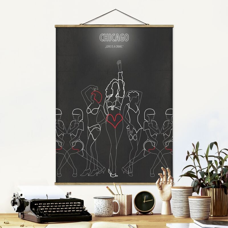 

Imagen de tela - Film Poster Chicago - Alto 4:3 Dimensión LxA: 133.5cm x 100cm