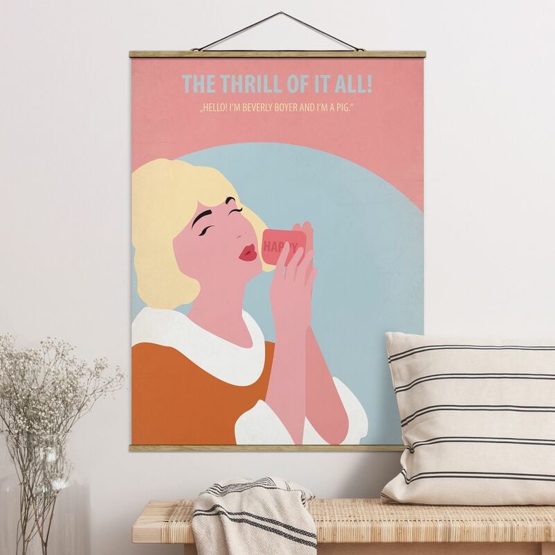 

Imagen de tela - Film Poster The Thrill Of It All! - Alto 4:3 Dimensión LxA: 66.4cm x 50cm