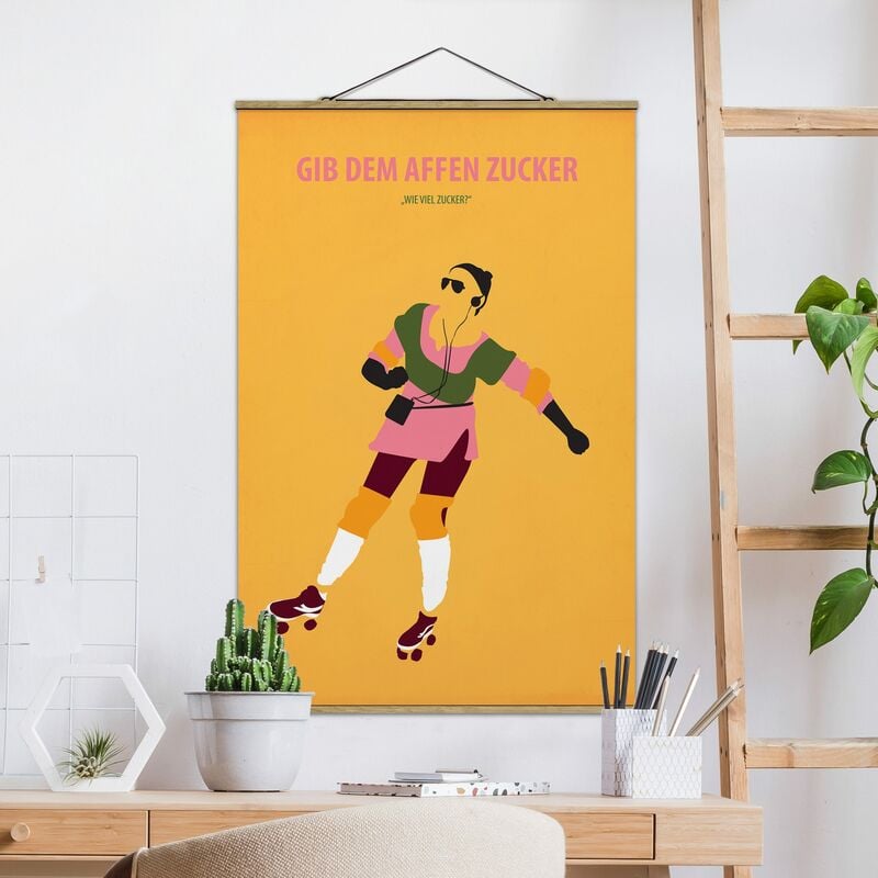 

Imagen de tela - Film Poster Give The Monkeys Sugar - Alto 3:2 Dimensión LxA: 75cm x 50cm