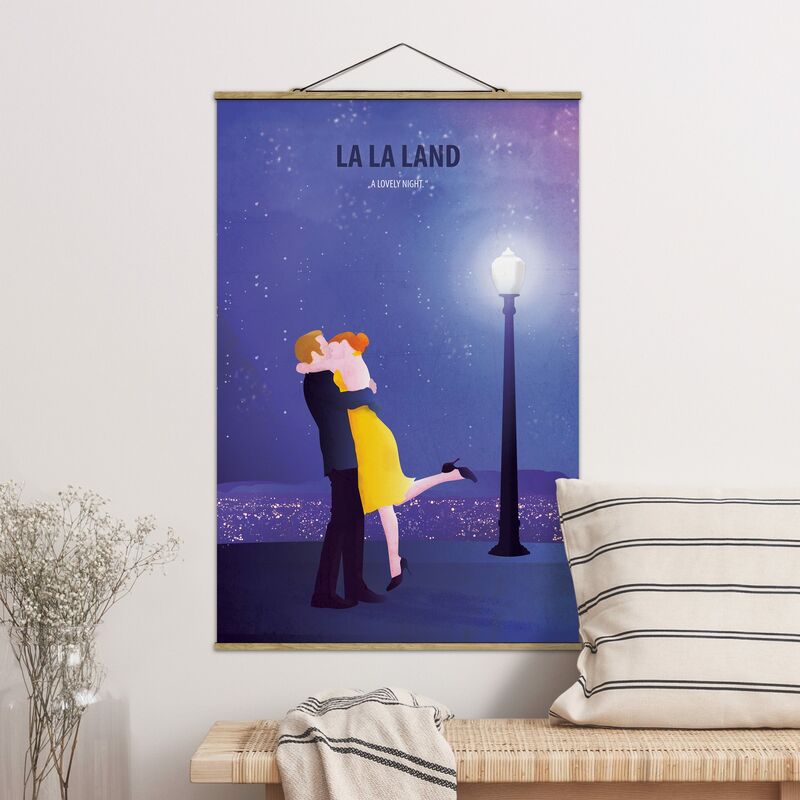 

Imagen de tela - Film Poster La La Land II - Alto 3:2 Dimensión LxA: 150cm x 100cm