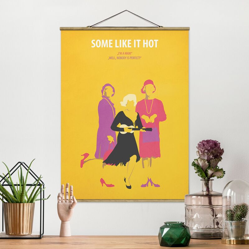 

Imagen de tela - Film Poster Some Like It Hot - Alto 4:3 Dimensión LxA: 66.4cm x 50cm