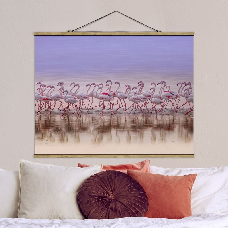 

Imagen de tela - Flamingo Party - Apaisado 3:4 Dimensión LxA: 60cm x 80cm