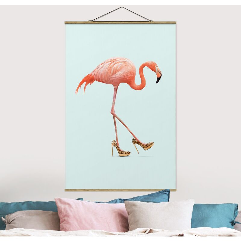 

Imagen de tela - Flamingo With High Heels - Alto 3:2 Dimensión LxA: 150cm x 100cm