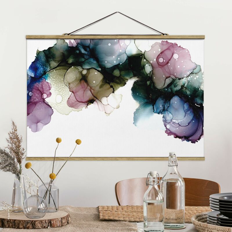 

Imagen de tela - Floral Arches With Gold - Apaisado 2:3 Dimensión LxA: 33.5cm x 50cm